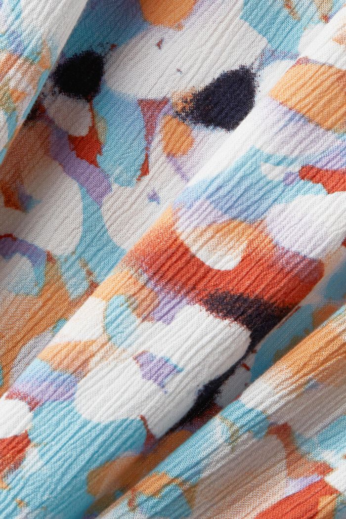Kurzärmlige Bluse mit Rüschenärmeln