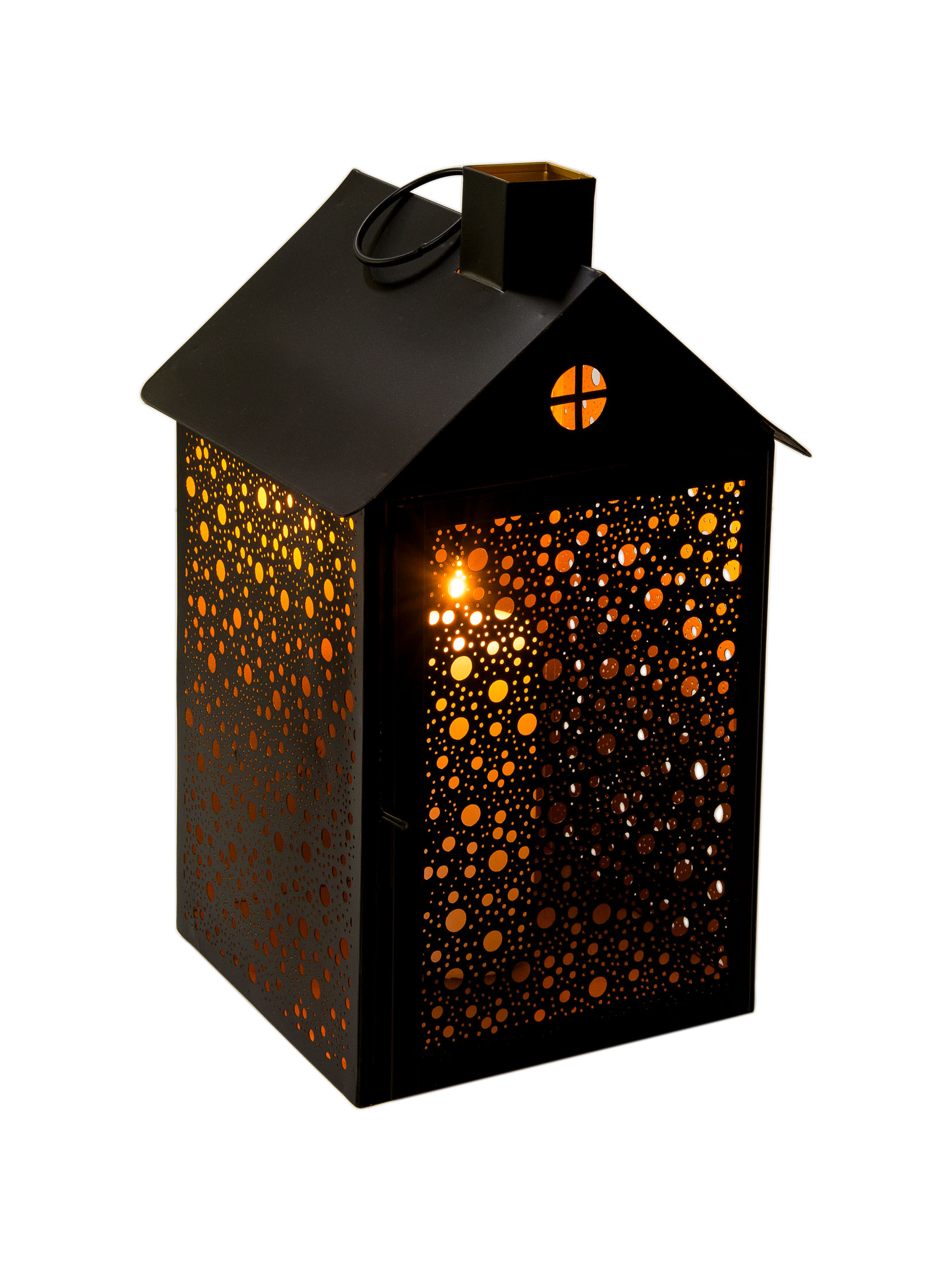 Cavareno Laterne, Black/Gold