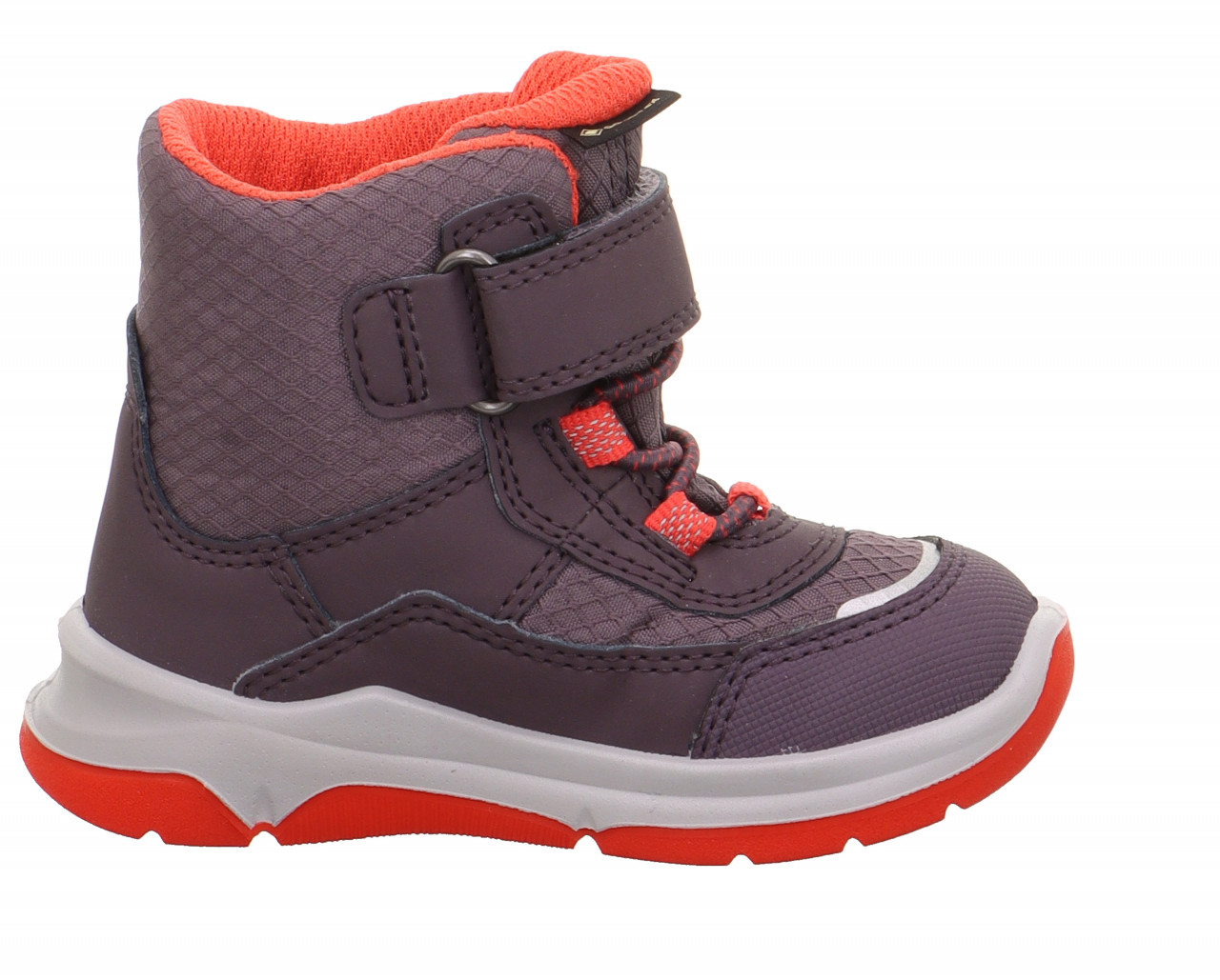 COOPER - Lila/RotBoots mit Klettverschluss