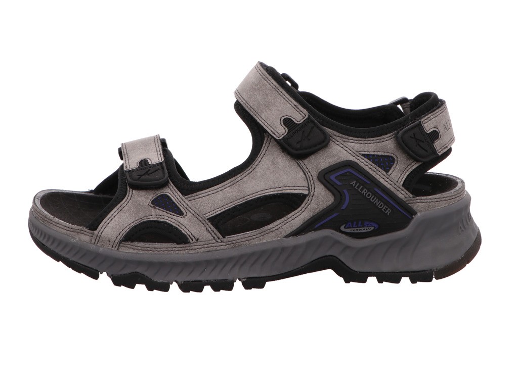 MEPHISTO Sportliche Sandalen grau Honduras Nubuk 52 dark grey