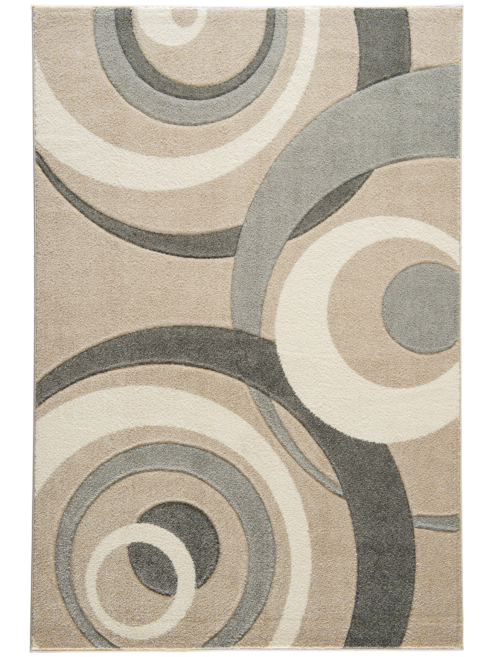 Limano Moderner Teppich, Beige/Grau