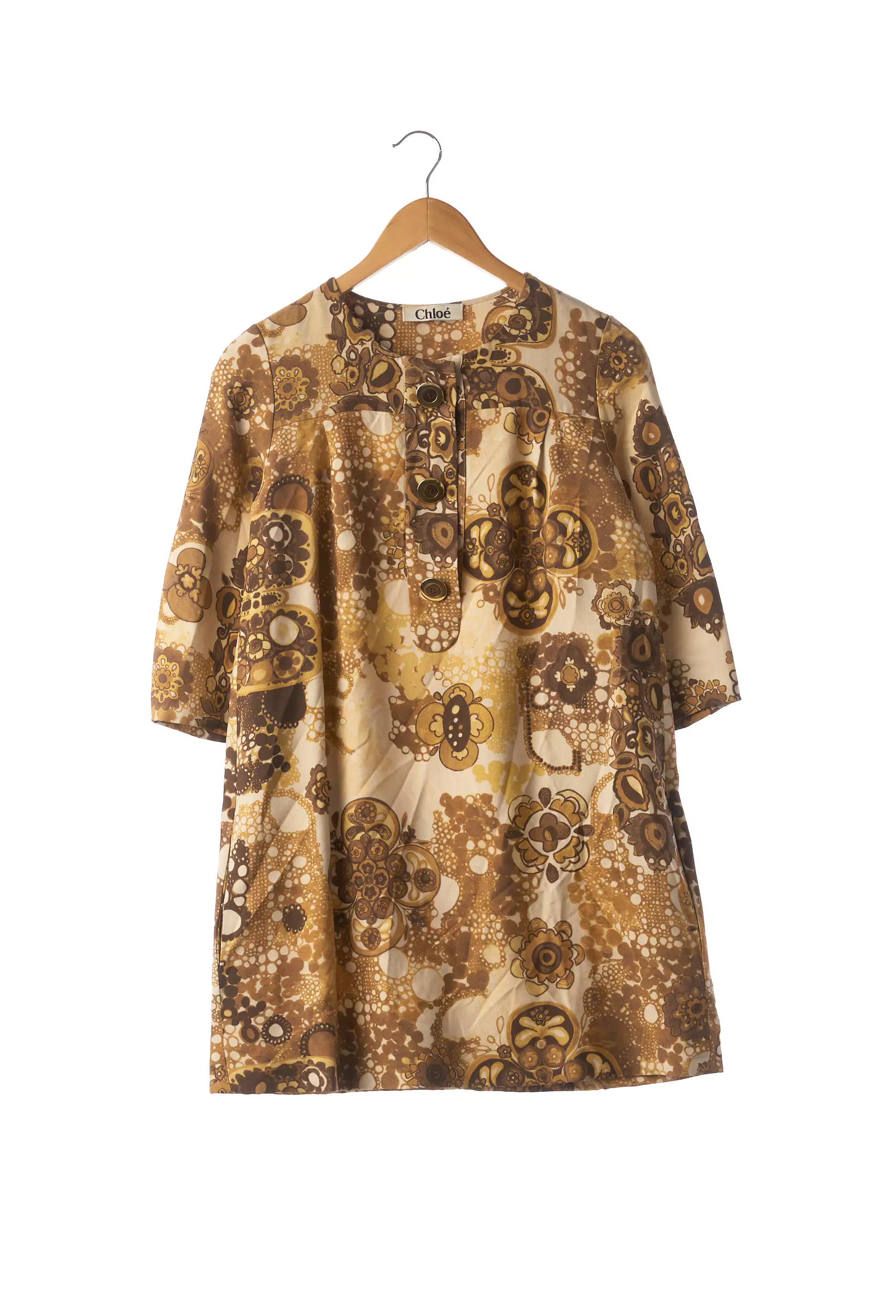 Chloe Robes Courtes Femme couleur marron