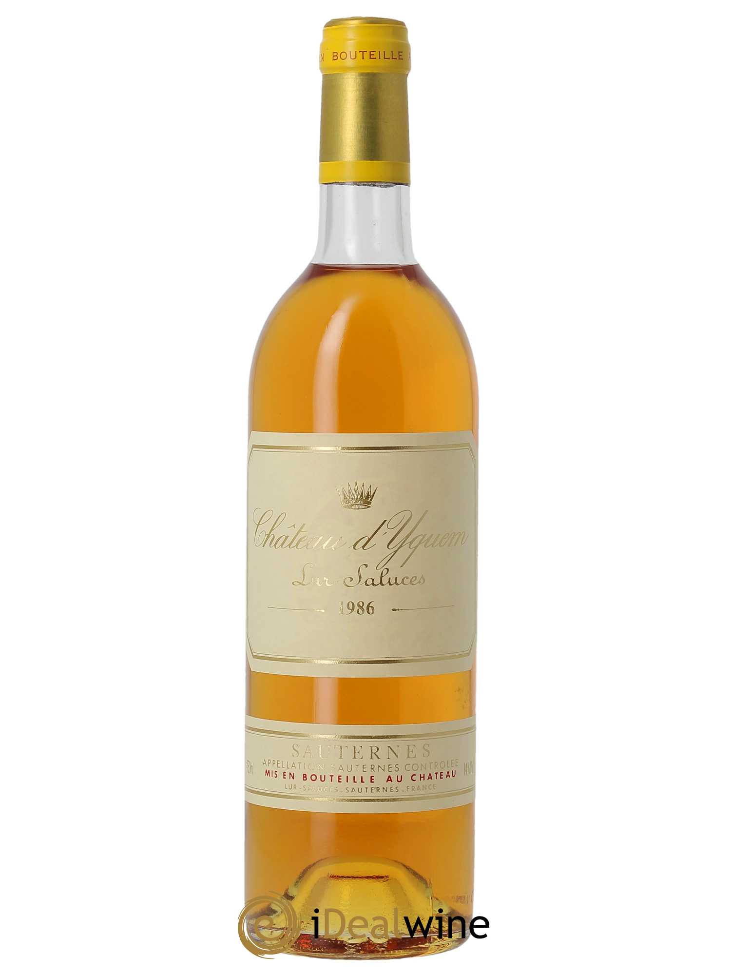 Château d'Yquem 1er Cru Classé Supérieur (CBO à partir de 12 BTS) 1986 - Lot de 1 Bouteille
