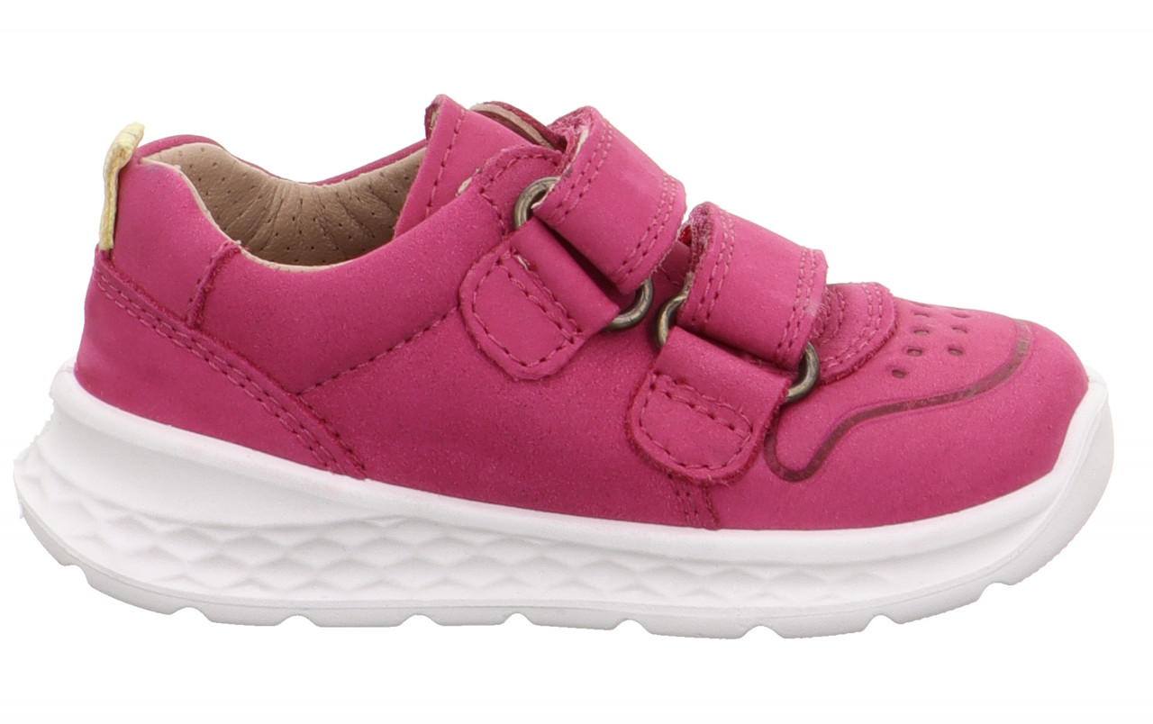 BREEZE - Pink/GelbSneaker low mit Klettverschluss
