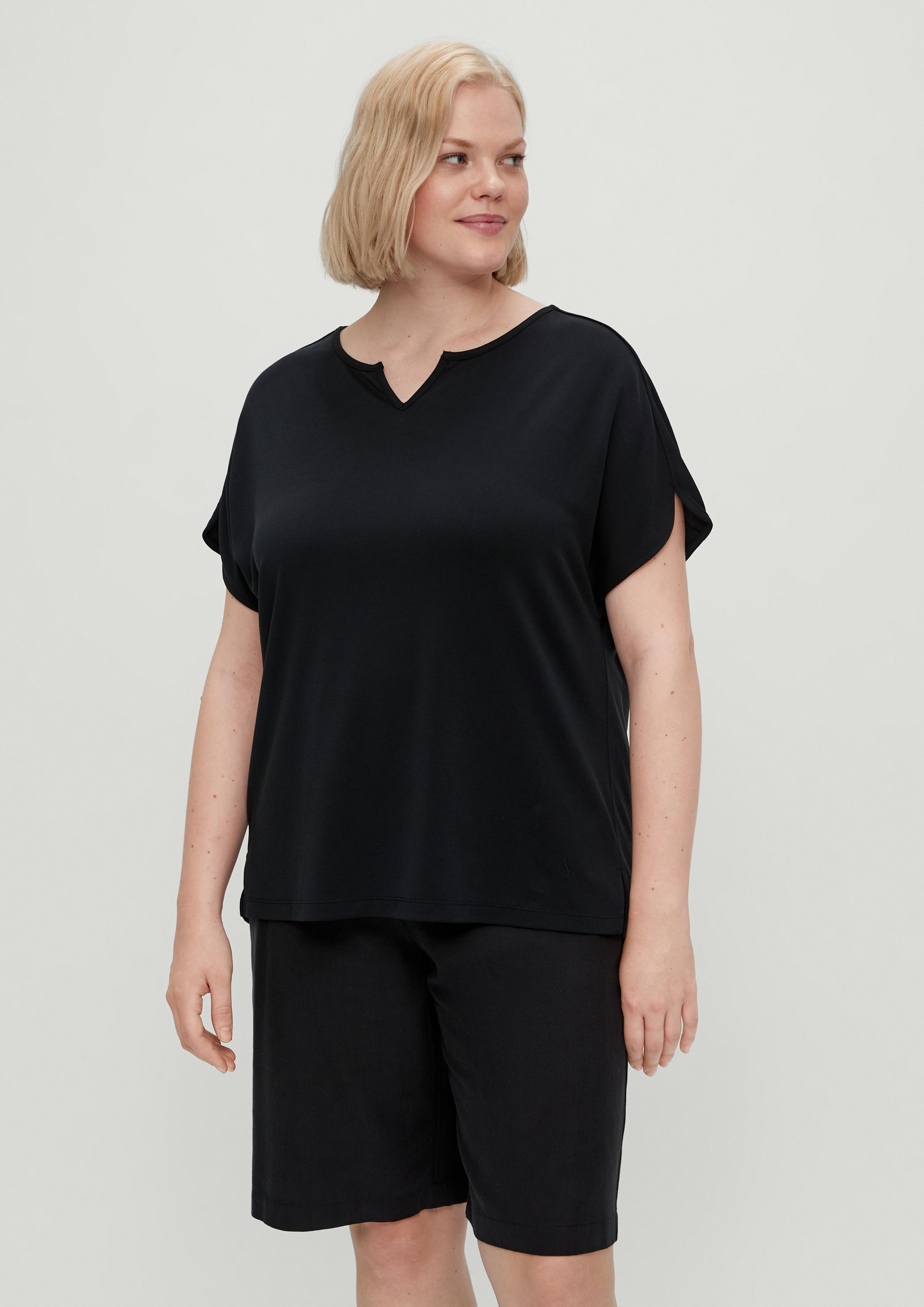 Piqué-Shirt aus Modalmix  2131912-9999