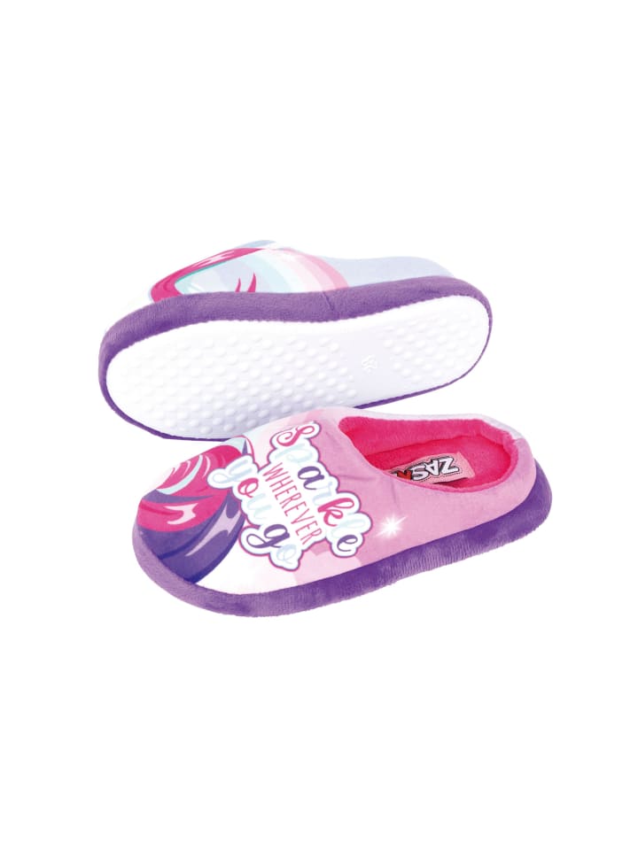 Zaska Hausschuhe Einhorn in Rosa günstig kaufen