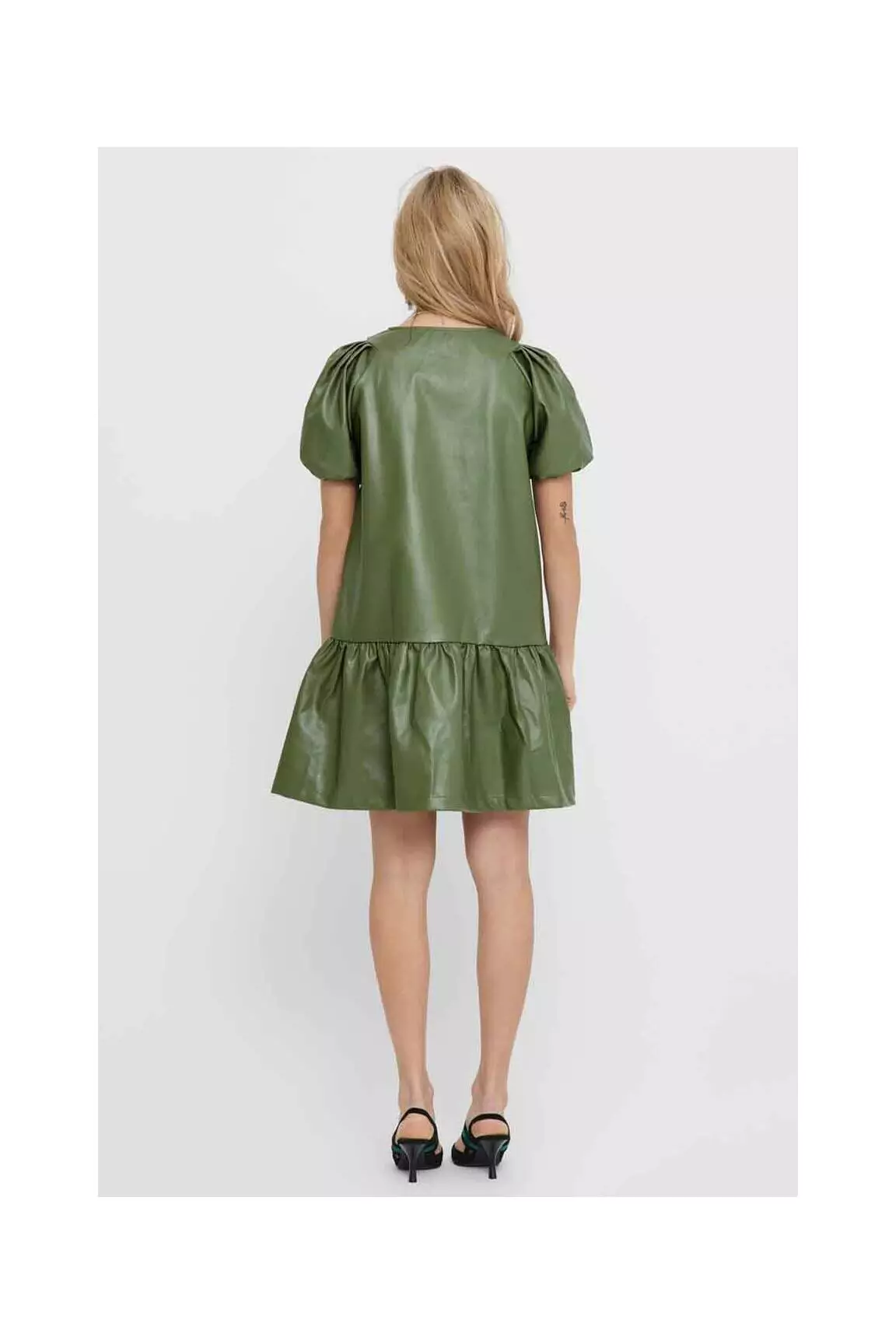 Only Robes Mi Longues Femme couleur vert