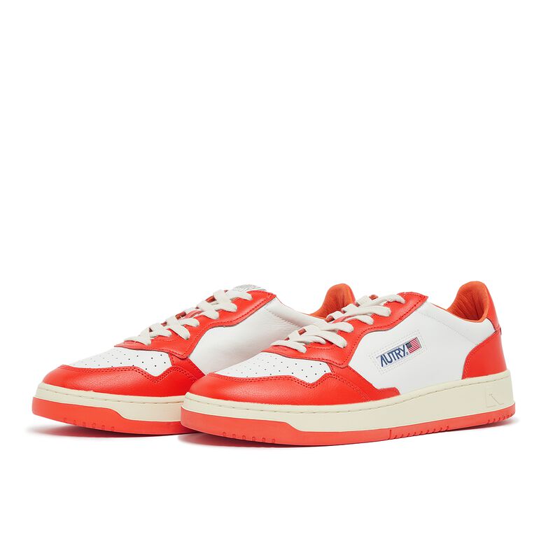 Autry Medalist Low Man leat/leat tangerine