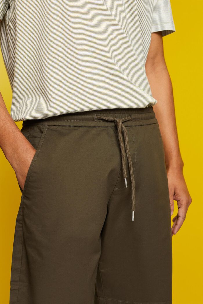 Shorts aus Baumwolltwill