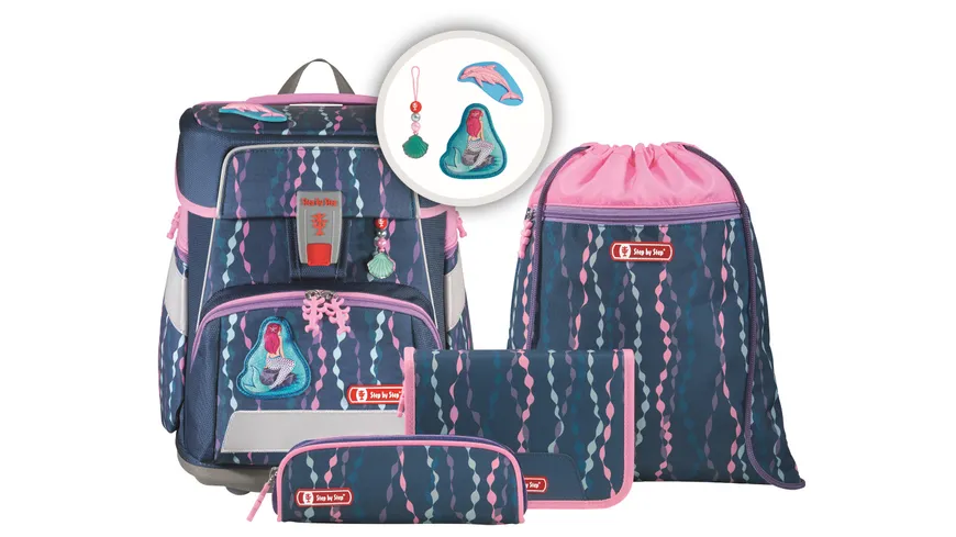 Step by Step Space Schulranzen-Set 5teilig Mermaid