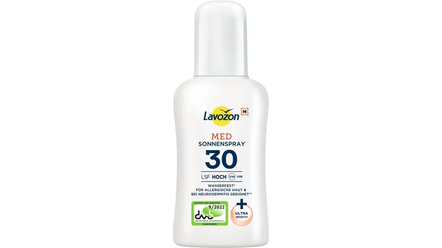 LAVOZON MED Sonnenspray LSF 30 200 ml