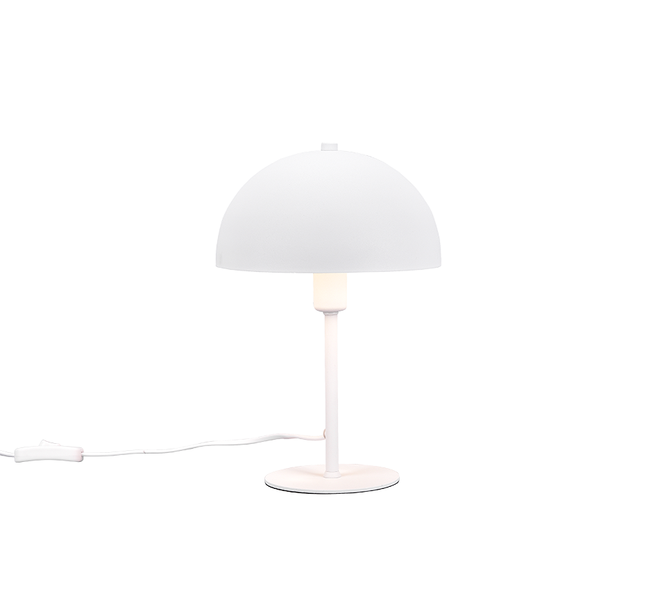 TRIO Tischlampe Nola Weiß