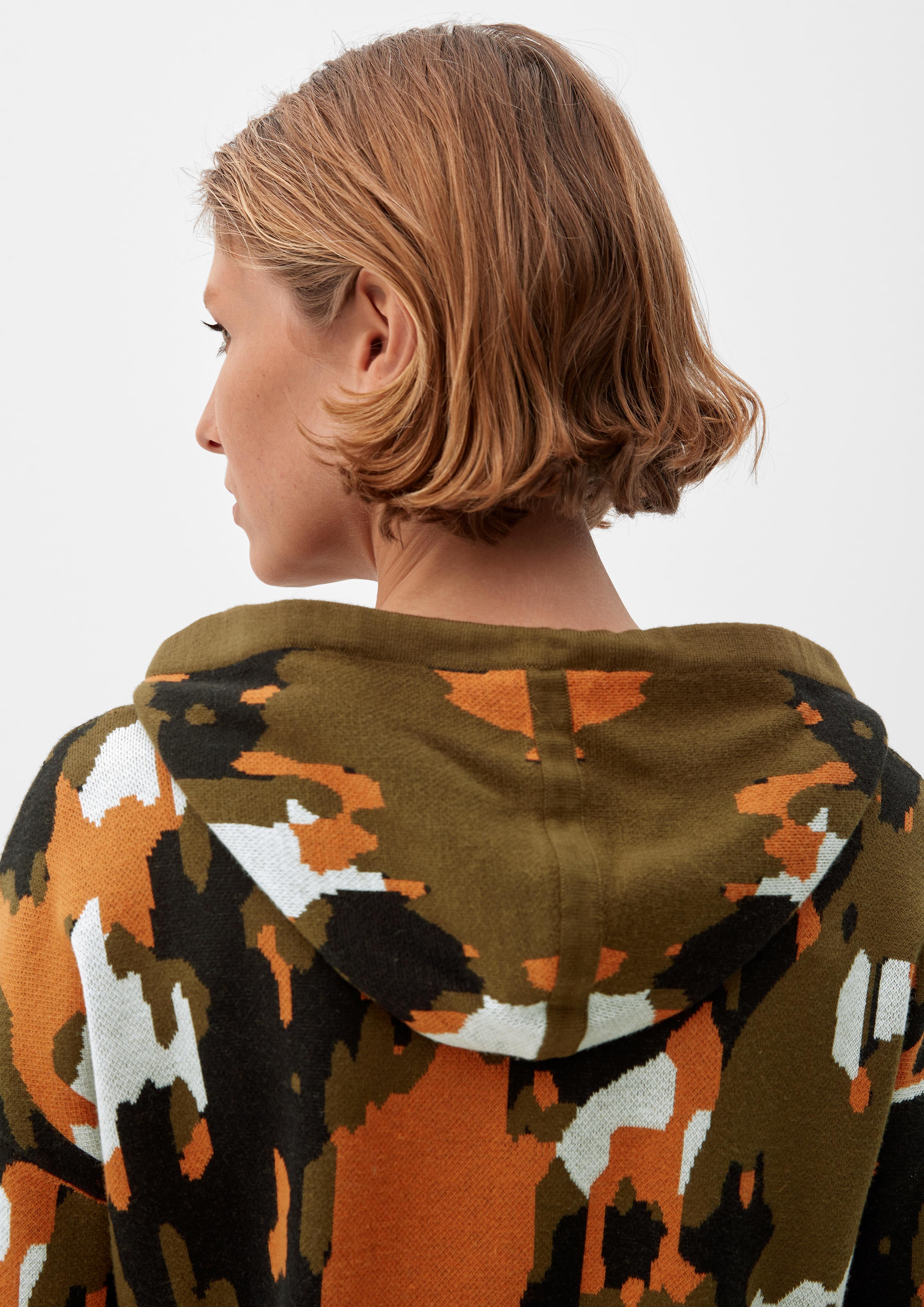 Kapuzenpullover aus Viskosemix  2121108-77X0