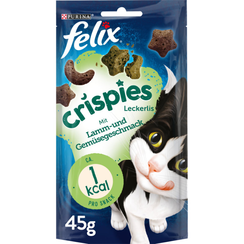 Felix Snacks Felix Crispies 8x45g Lamm & Gemüse
