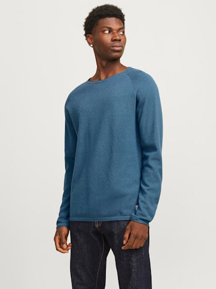 Jack & Jones Pullover in Blau günstig kaufen