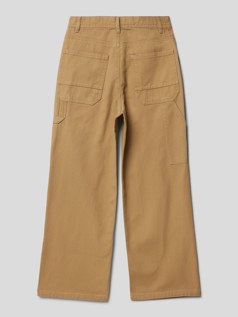 Straight Fit Jeans im 5-Pocket-Design Modell 'BEN' in camel