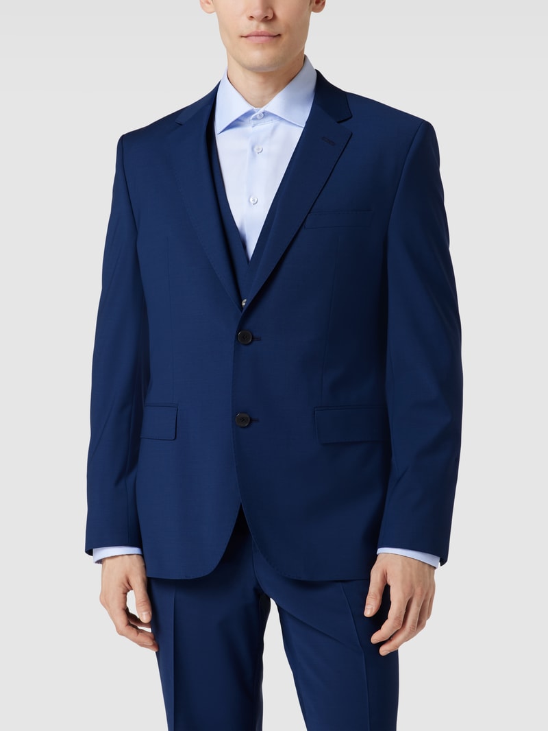 Sakko mit Reverskragen in royalblau