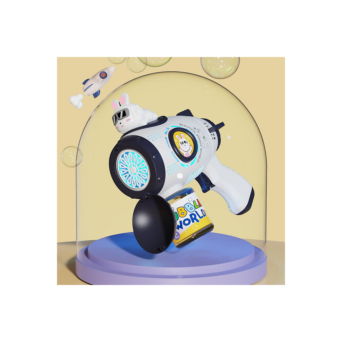 Bubble Gun Raketenwerfer Bubble Blower für Kinder Seife Bubble Maker Sommers pielzeug Astronaut automatische Blasen maschine für Kinder