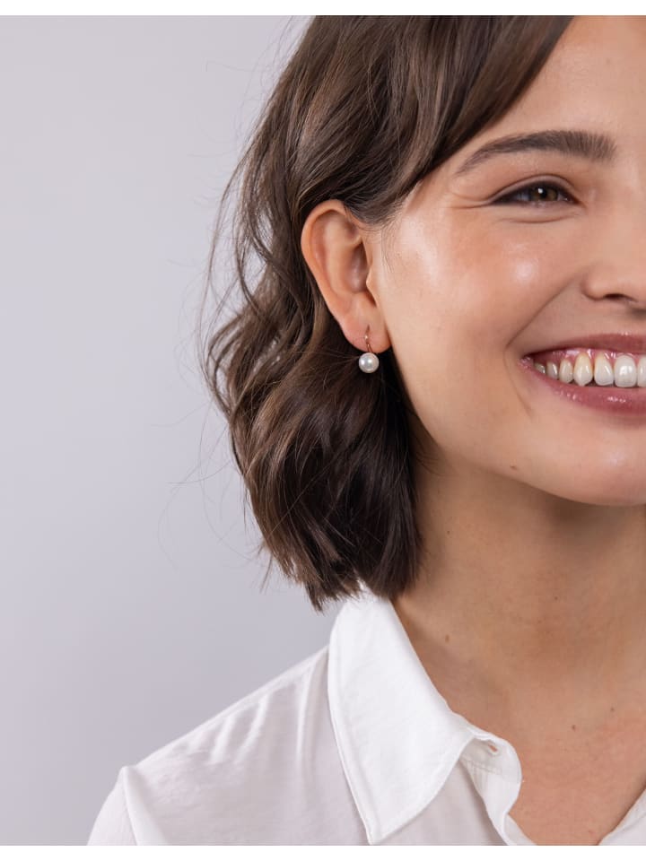 PURELEI Perlenohrstecker Pure Pearl in Rosegold günstig kaufen onesize