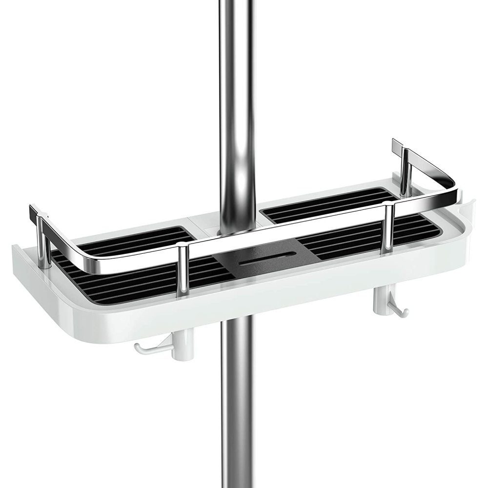 FeelGlad Eckregal Duschablage, Ablage mit Haken