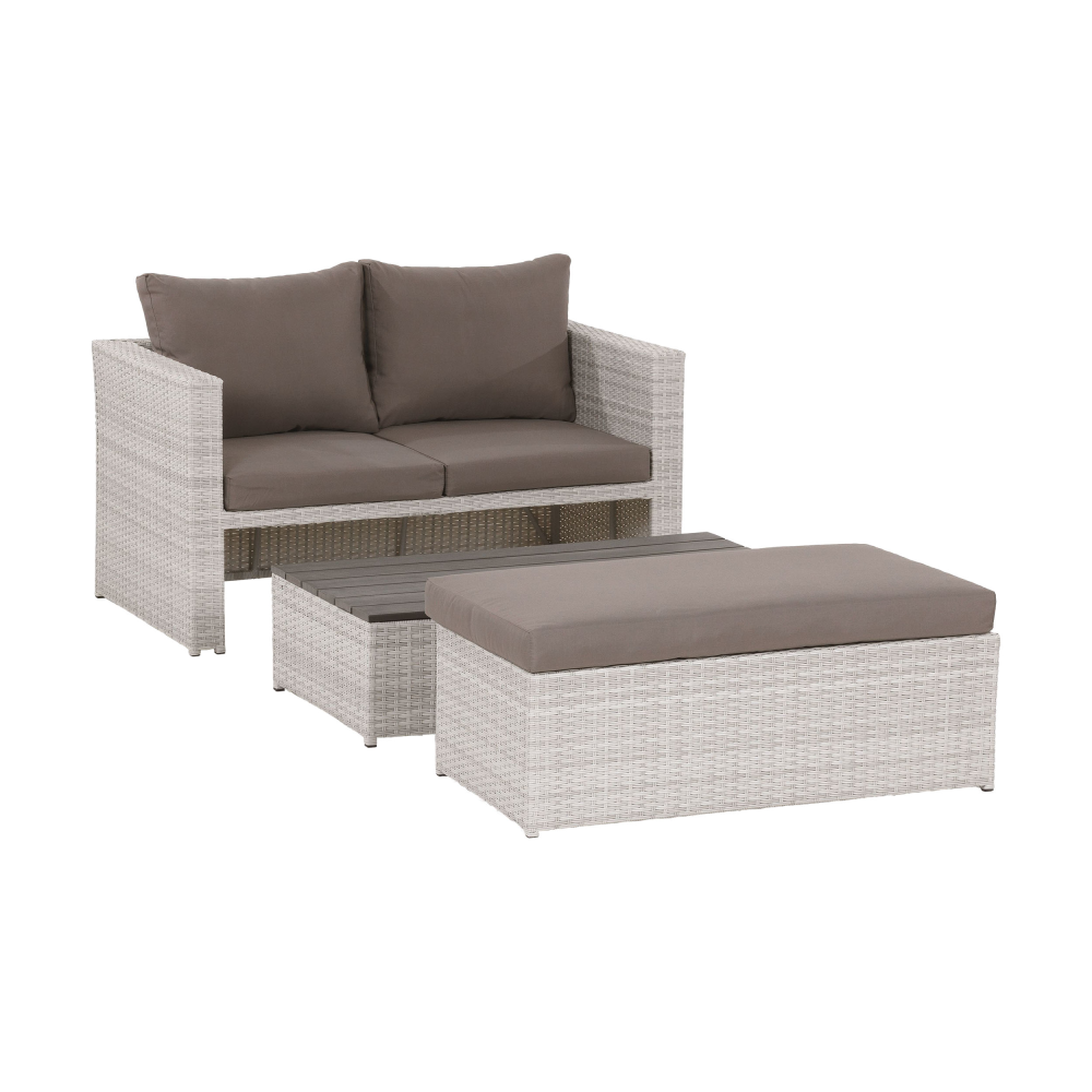 Gartenlounge Set Arne 3-teilig
