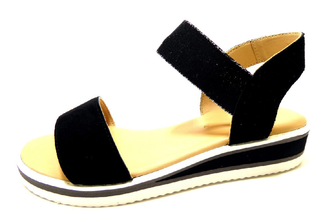 ARA Plateau Sandalen schwarz
