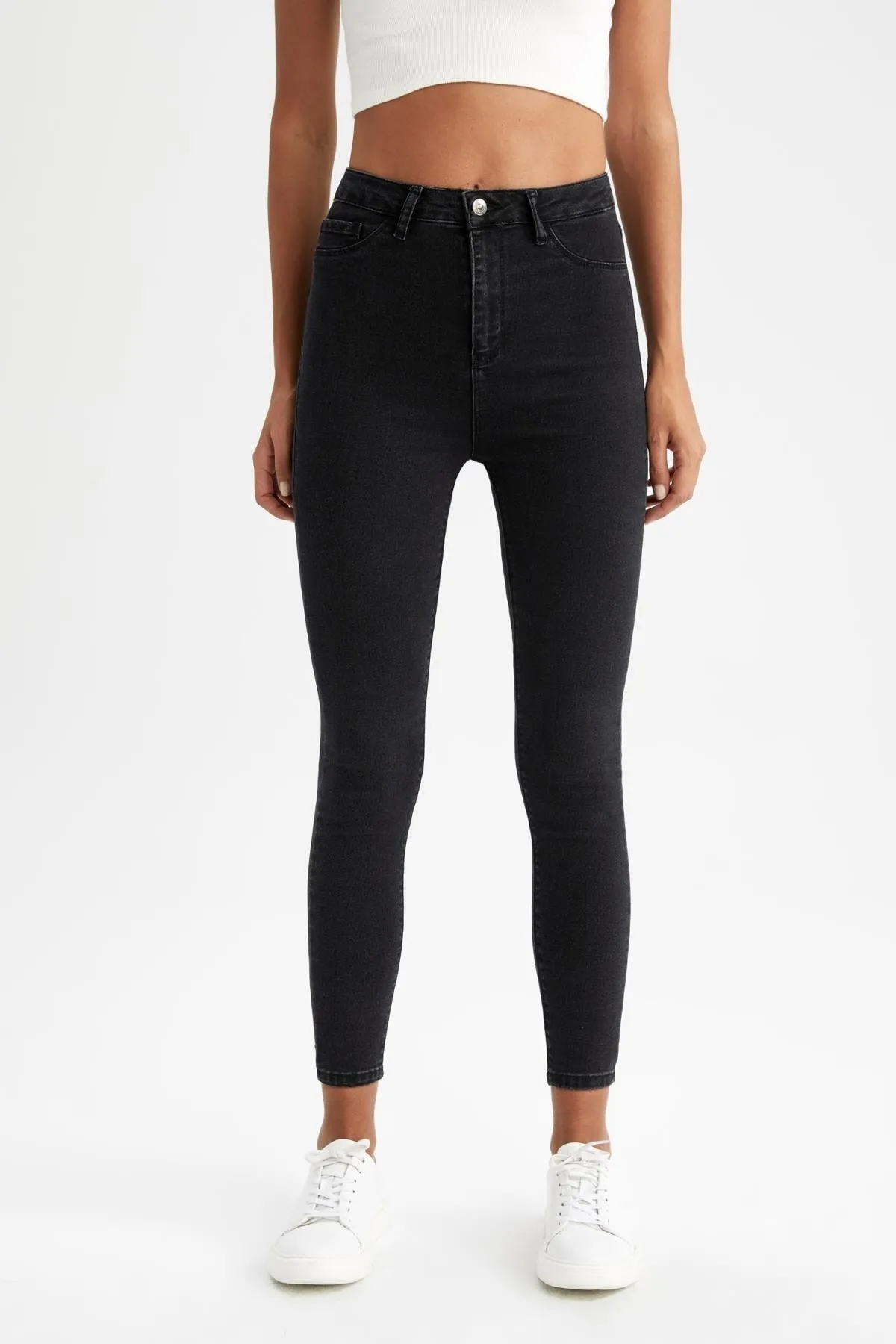 DeFacto  Super Skinny Fit Jeanshose mit hoher Taille