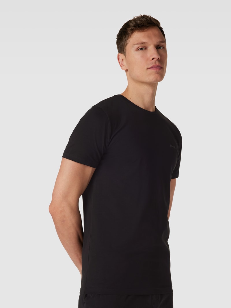 Unterhemd mit Label-Detail in schwarz