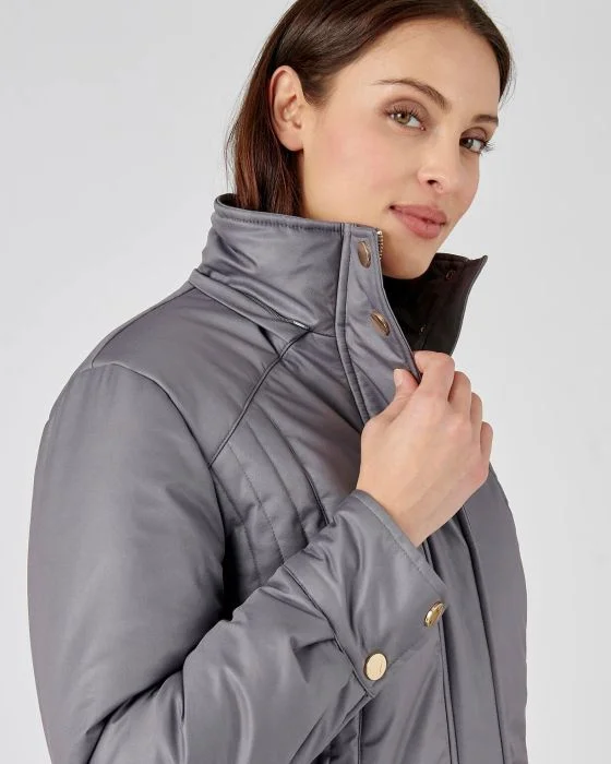 Parka chaude à piqûres fantaisie Thermolactyl