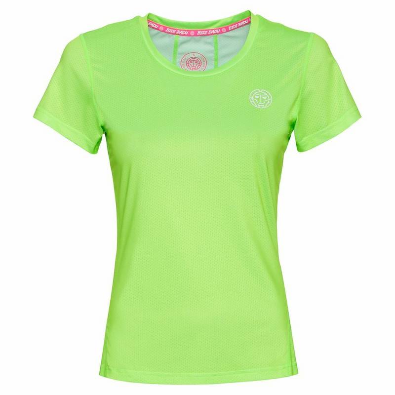 BIDI BADU Eve Tech Roundneck Tee Tennisshirt Damen