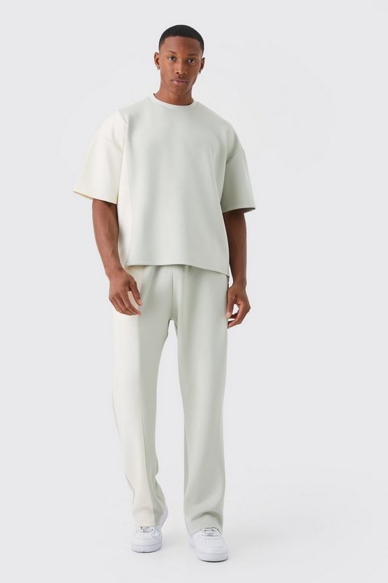 Kastiges Scuba Colorblock T-Shirt & Jogginghose