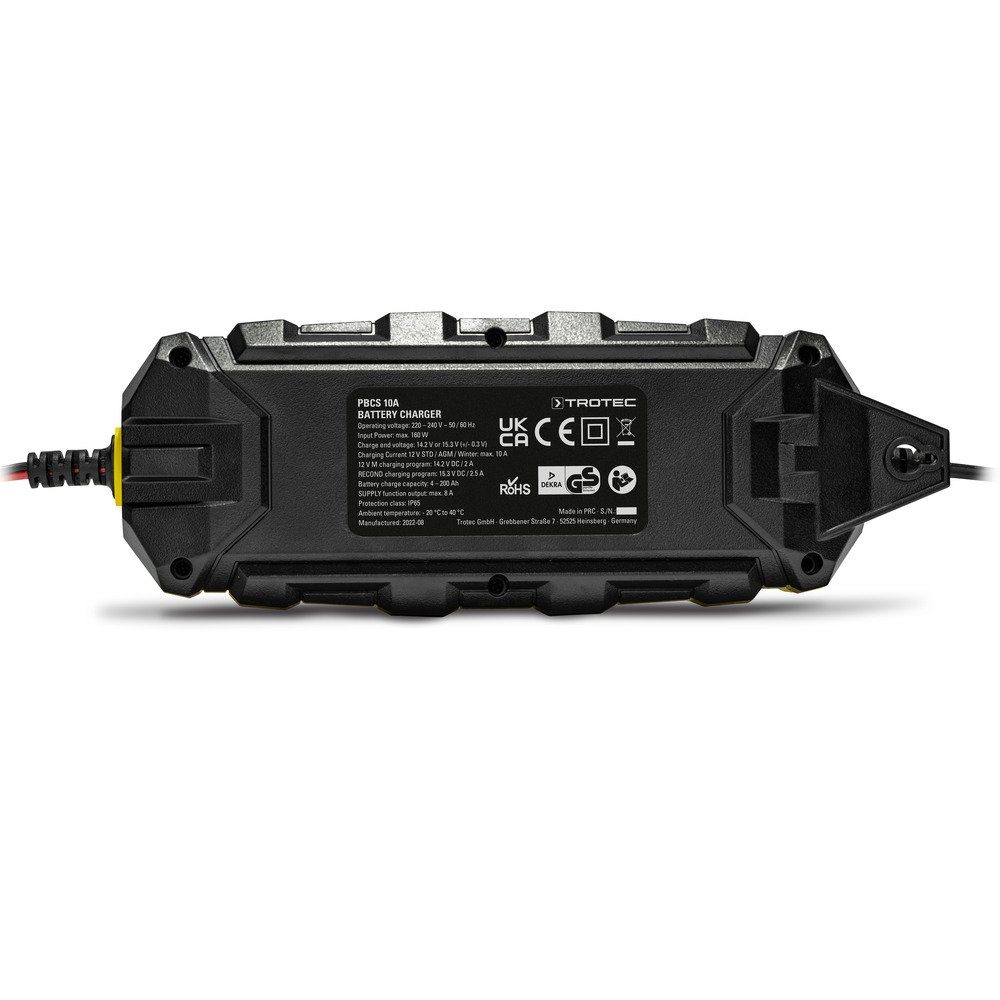 TROTEC PBCS 10A, Universal-Ladegerät Autobatterie-Ladegerät (Winterlademodus)