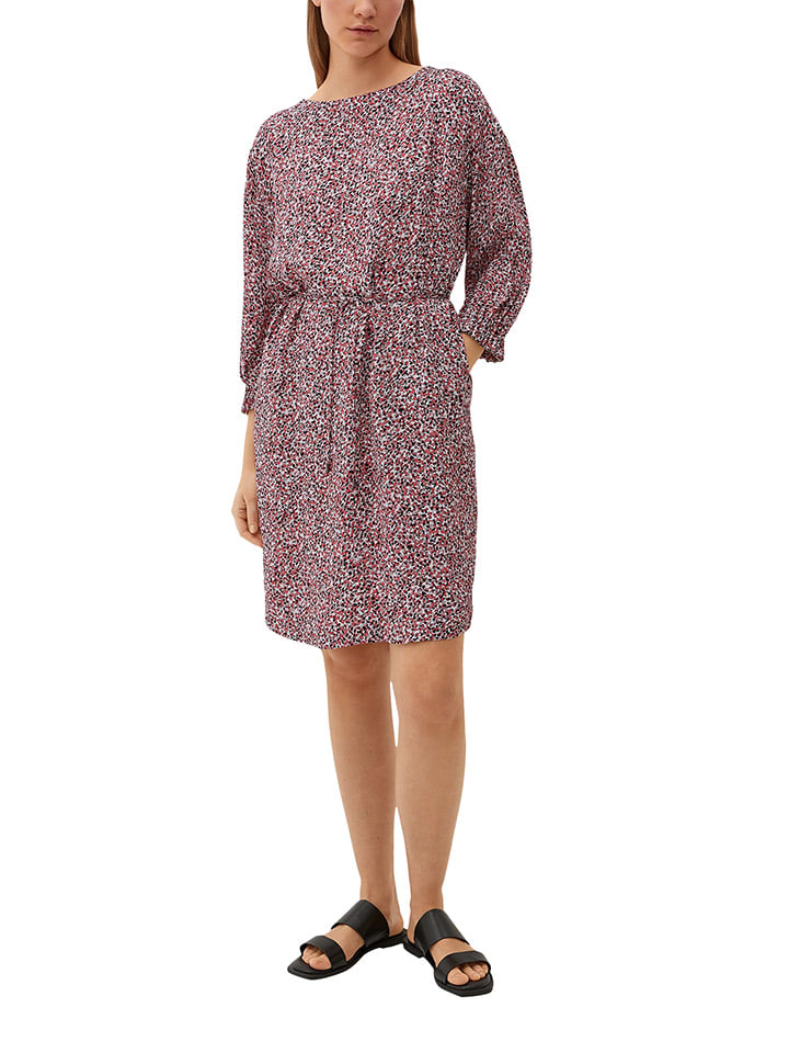 s.Oliver BLACK LABEL Kleid in Pink/ Schwarz günstig kaufen