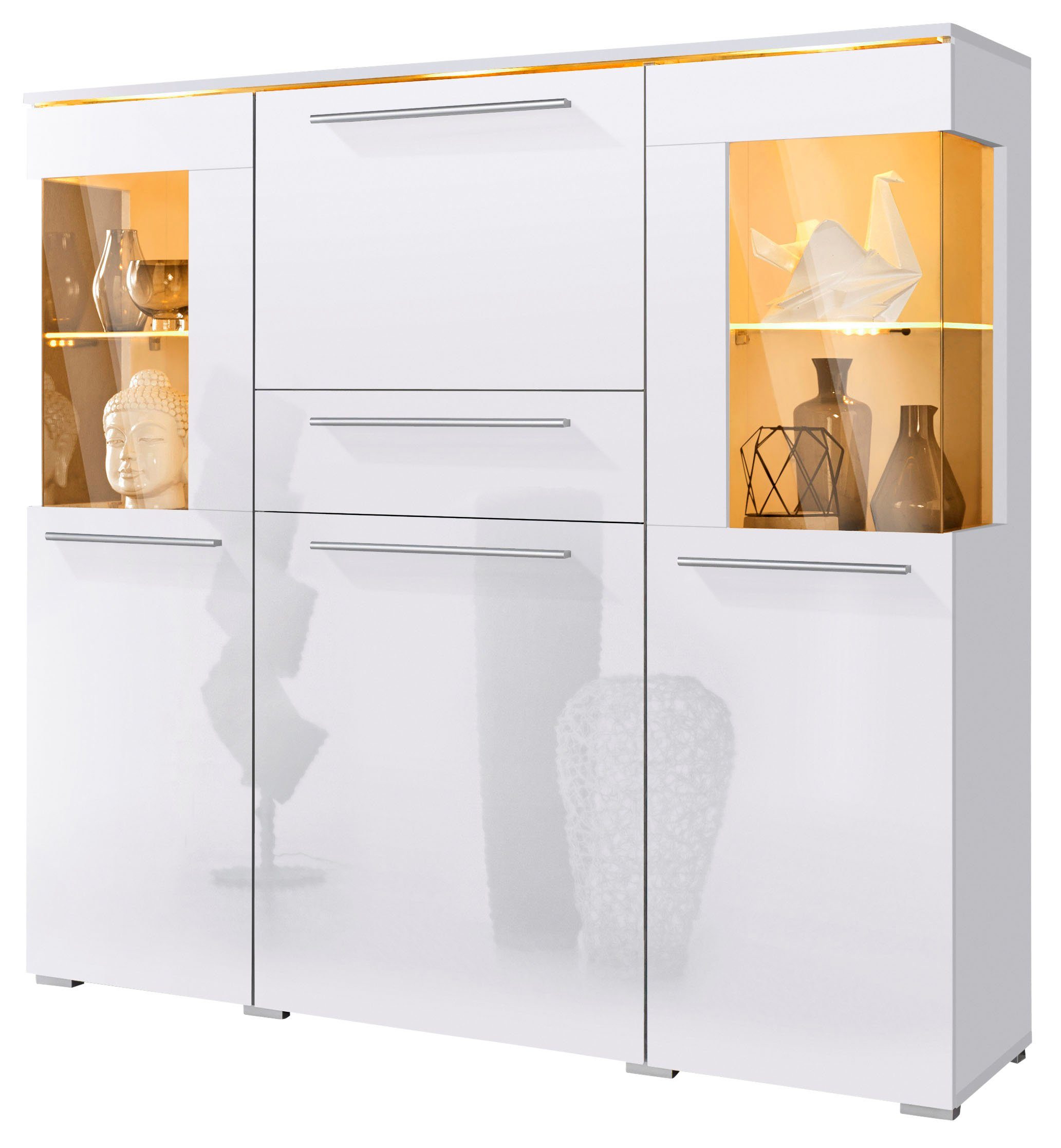 Helvetia Highboard India, Breite 130 cm