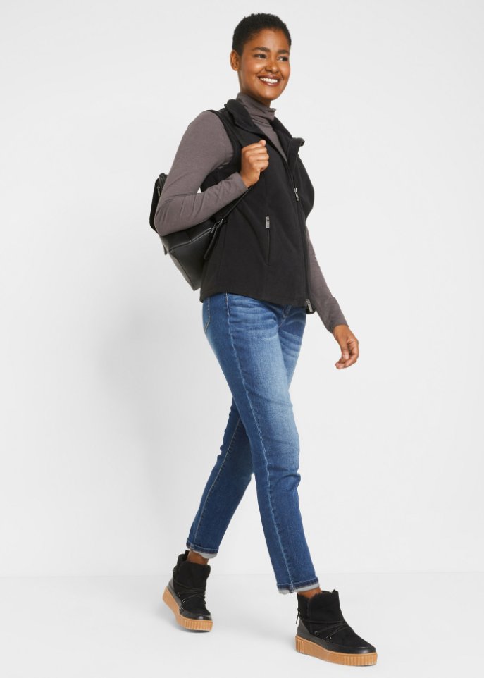 Fleece-Weste mit Taschen