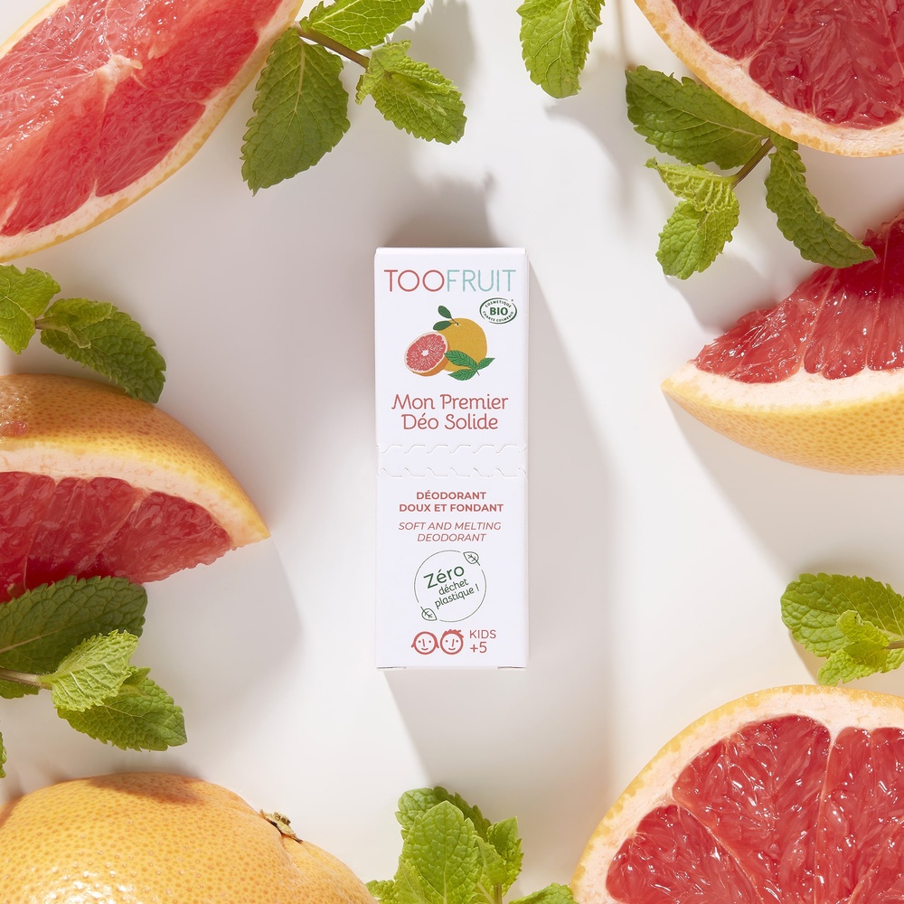 toofruit Mon 1er déo solide Pamplemousse - Menthe Déodorant solide