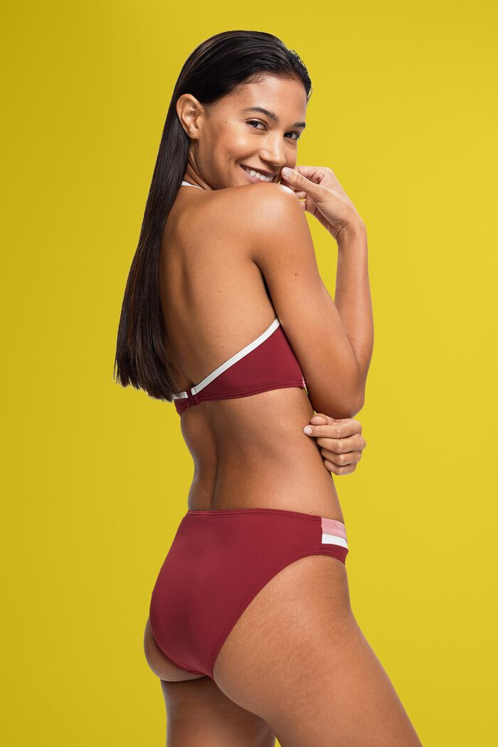 Dreifarbige Bikinihose
