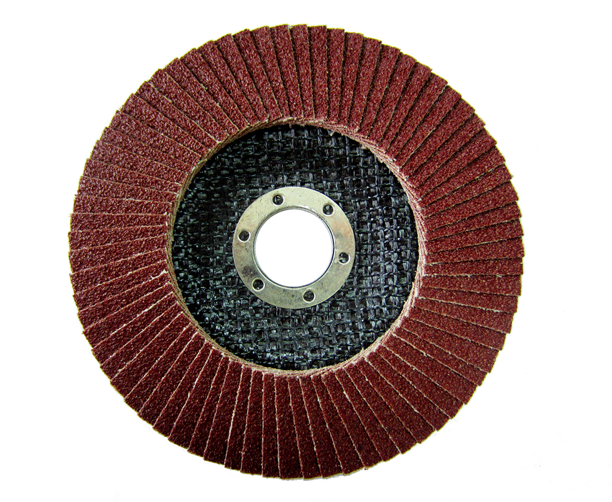 Vago-Tools 20x Fächerschleifscheiben 125mm konisch P 80 Braun Lamellenscheiben