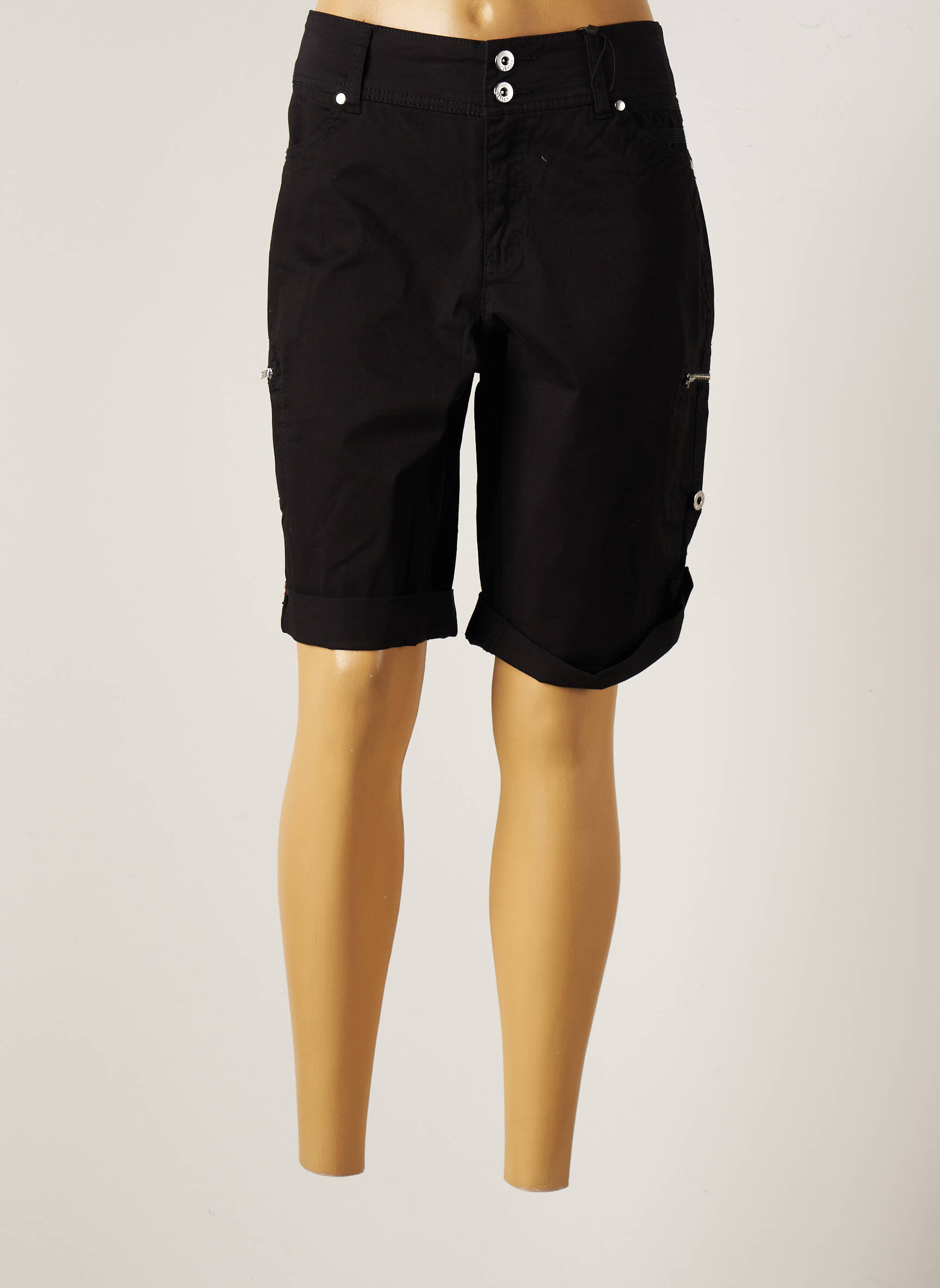 Jensen Bermudas Femme couleur noir