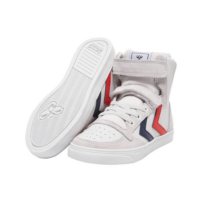 hummel SLIMMER STADIL LEATHER HIGH JR Sneaker Kinder