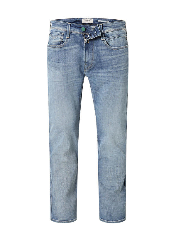 Replay, Jeans Anbass, Slim Fit, Baumwoll-Stretch, blau