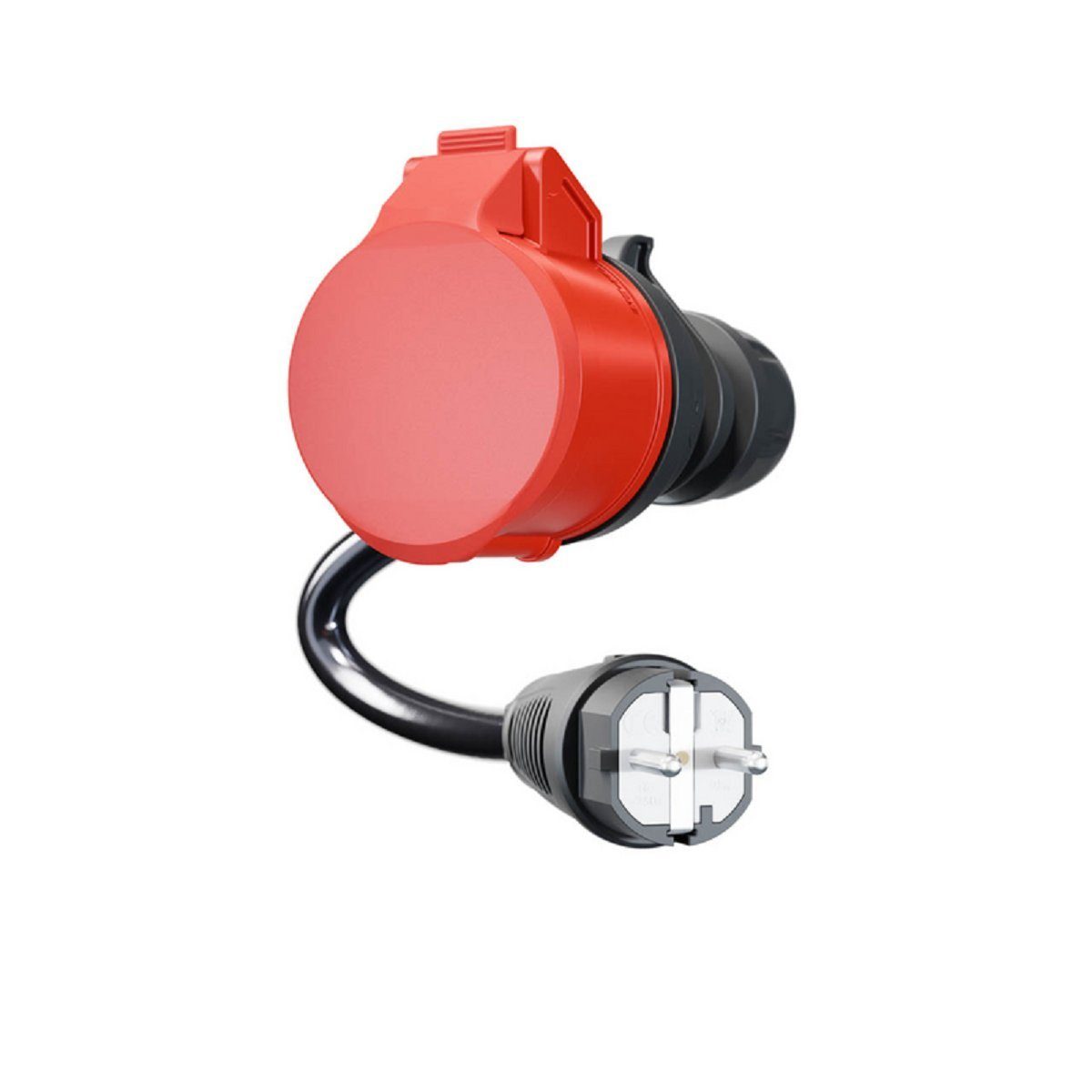 go-e Elektroauto-Ladestation Adapter Gemini flex 11 kW auf Haushaltssteckdose, 3, 1-St.