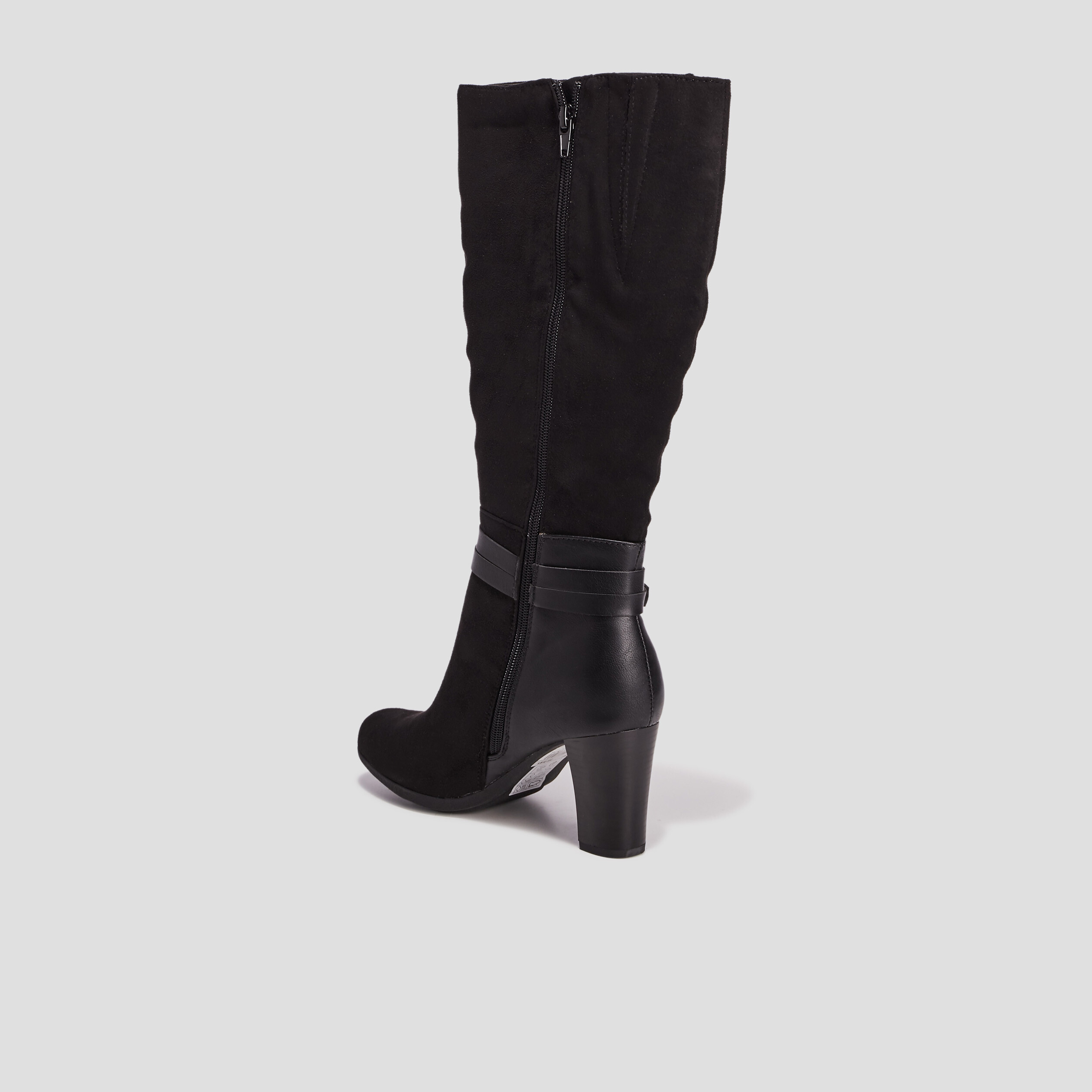 Bottes à talons noir femme | La Halle