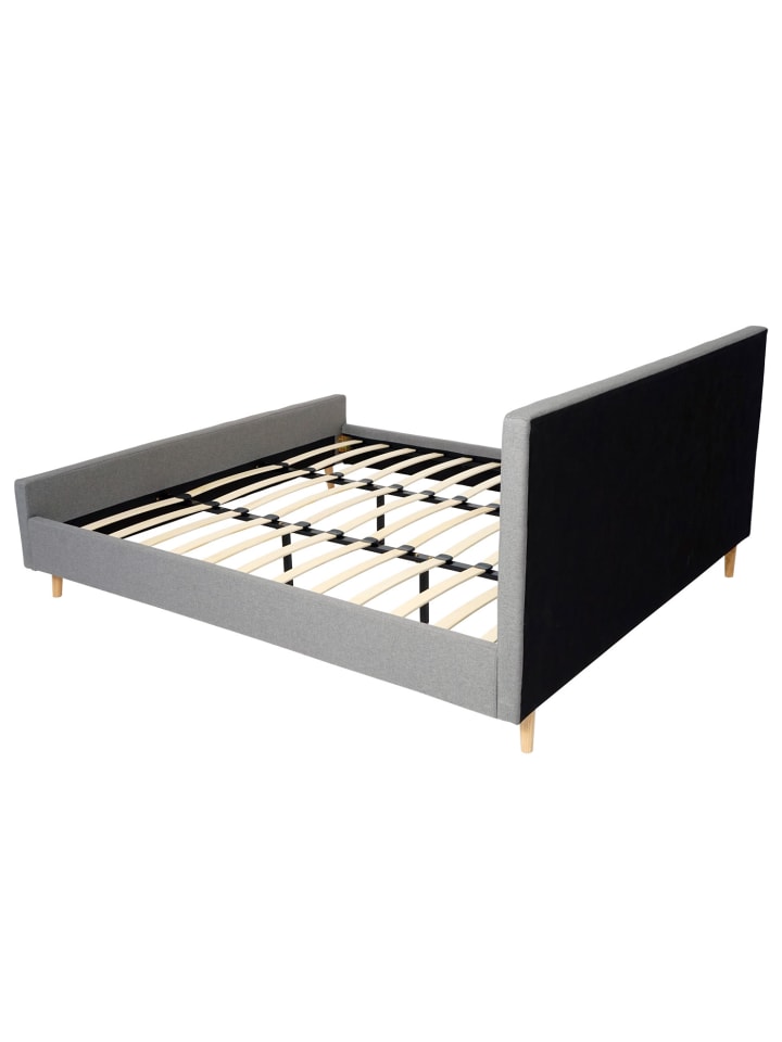 MCW Polsterbett J98 mit Lattenrost, 180x200cm grau günstig kaufen onesize