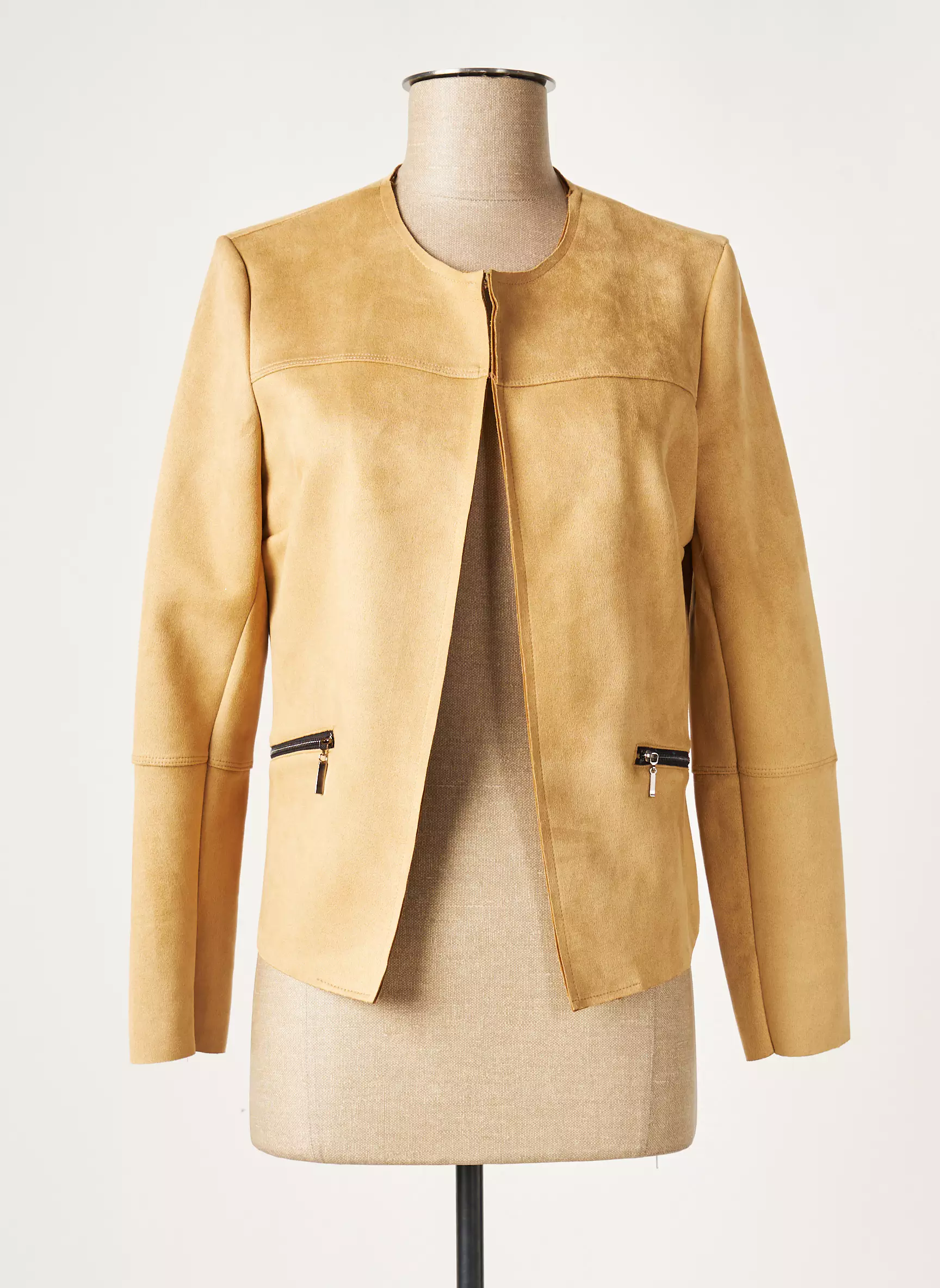 Revd Elle Vestecasual Femme couleur beige