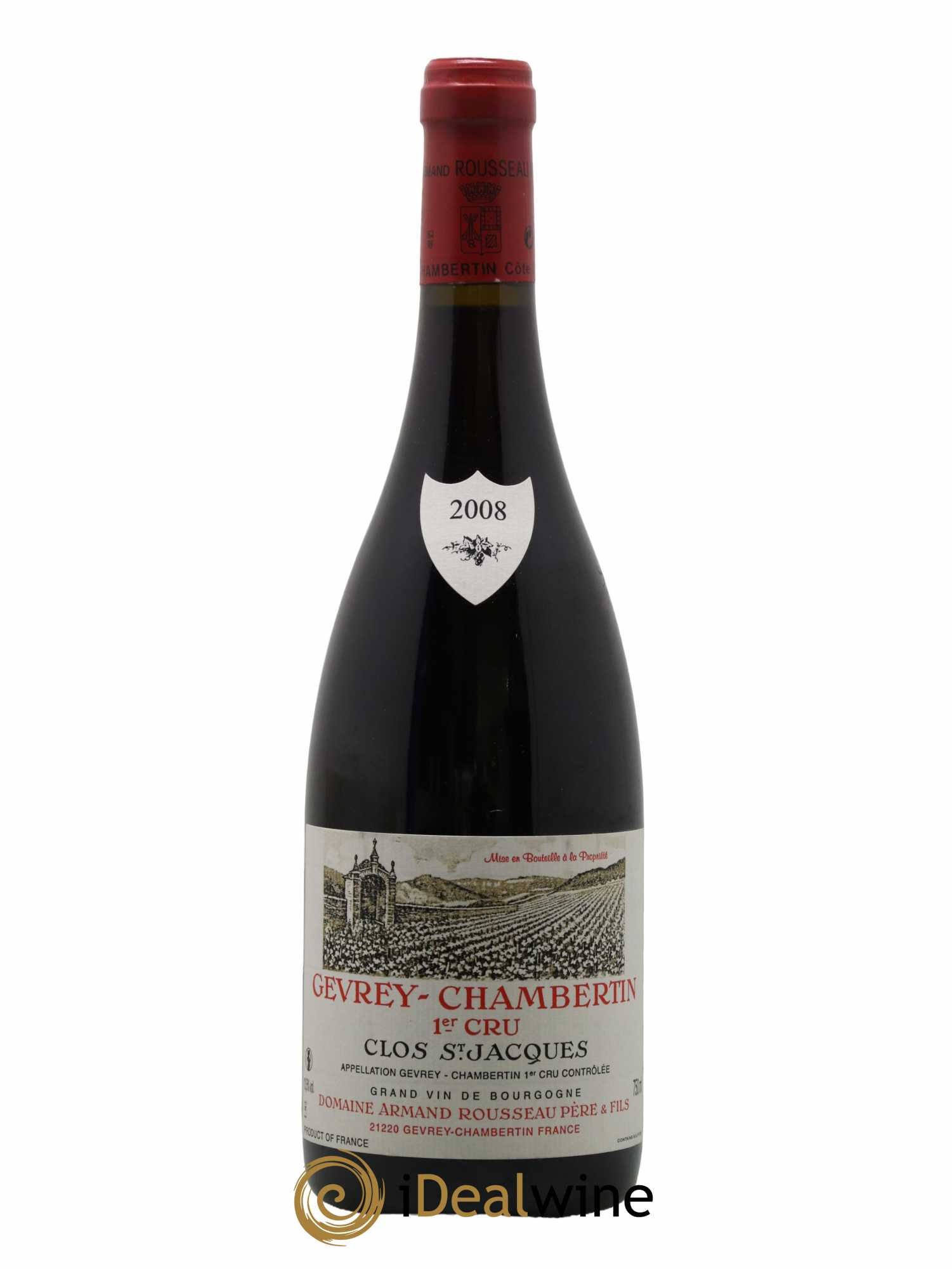 Gevrey-Chambertin 1er Cru Clos Saint-Jacques Armand Rousseau (Domaine)  2008 - Lot de 1 Bouteille