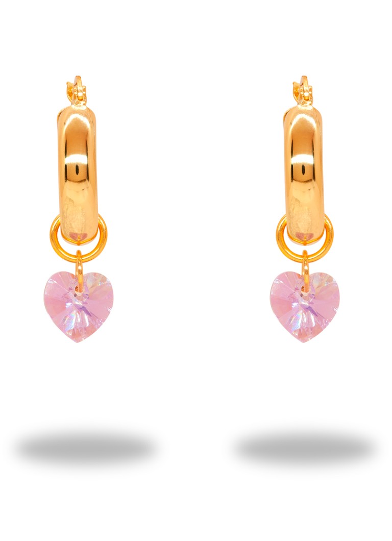 ANNELE Lonely Hearts Club gold-plated earrings