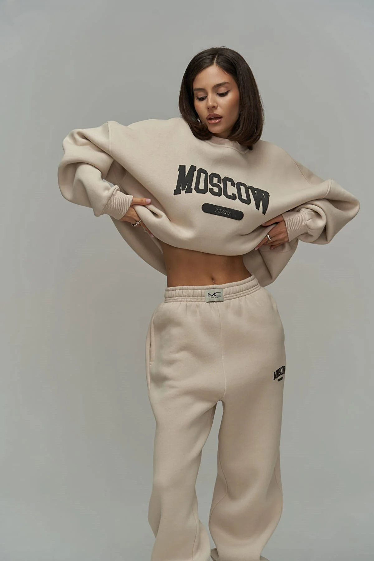 MAİ COLLECTİON  Willow Bone-Trainingsanzug-Set