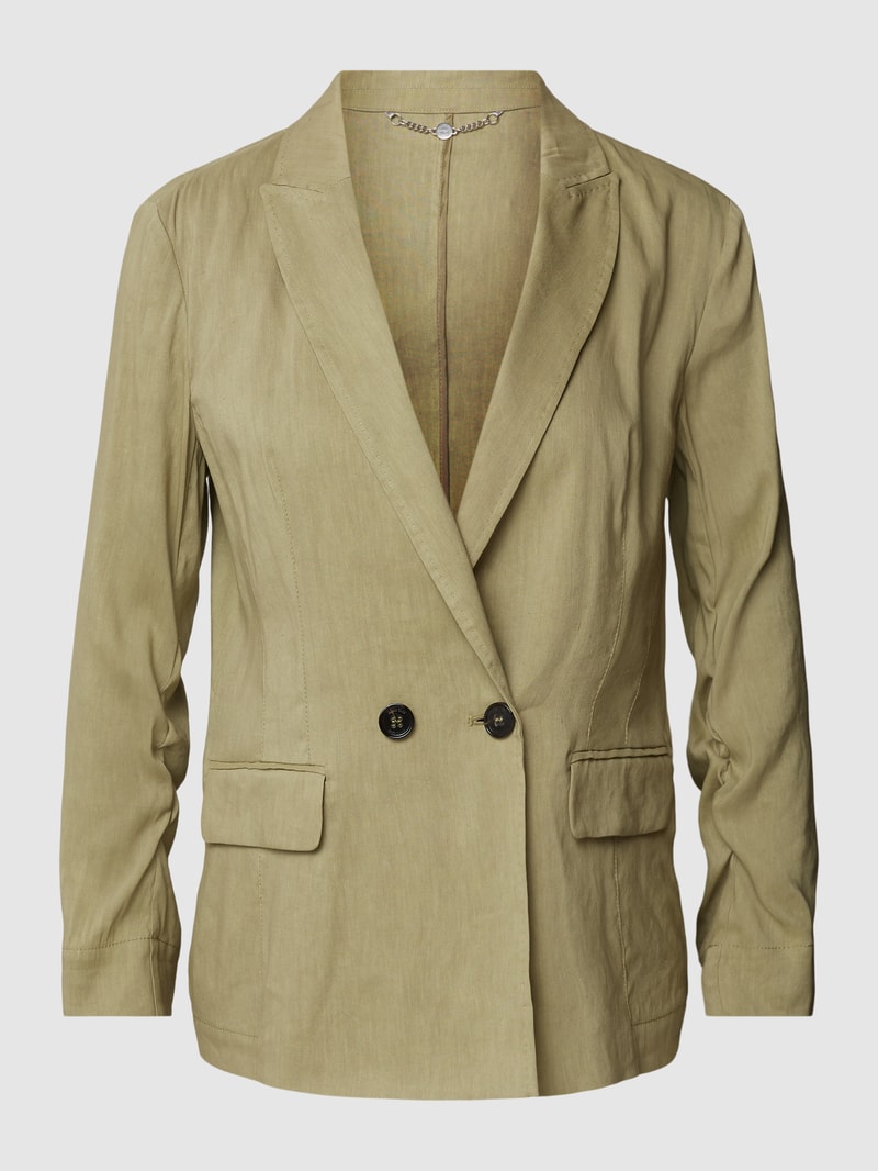 Blazer mit Pattentaschen in khaki