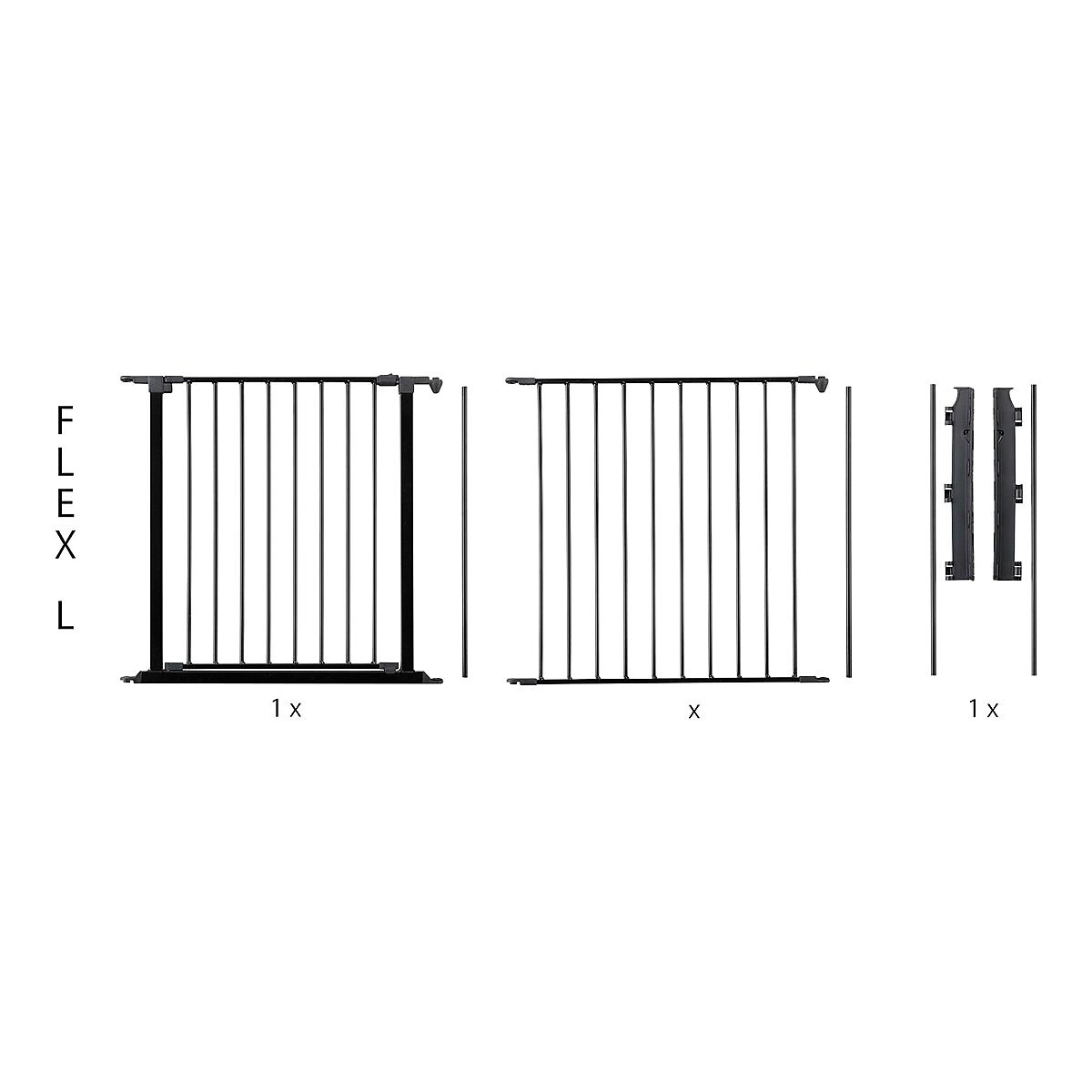 Absperrgitter Flex L 90-224 cm